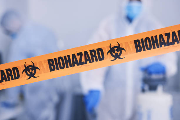 Professional Infectious Disease Decontamination technician working in Holbrook, NY